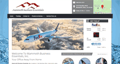 Desktop Screenshot of mammothbusiness.com